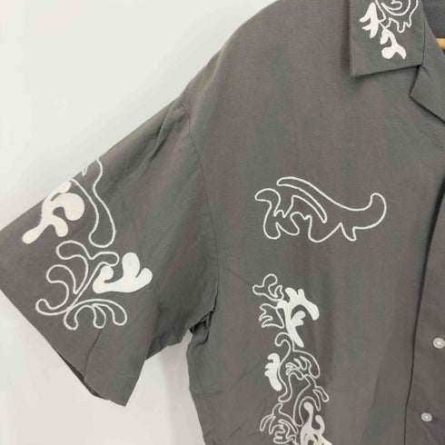 ジャーナルスタンダードレリューム JOURNAL STANDARD relume エンブロイダリー PATTERN OPEN SH S/S メンズ import:M