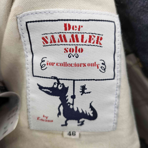Der SAMMLER solo TheThreeRobbers ジップフライデニムパンツ 濃紺 メンズ JPN:46