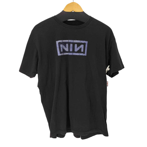 nine inchi nails S/S フロントロゴプリントTシャツ メンズ