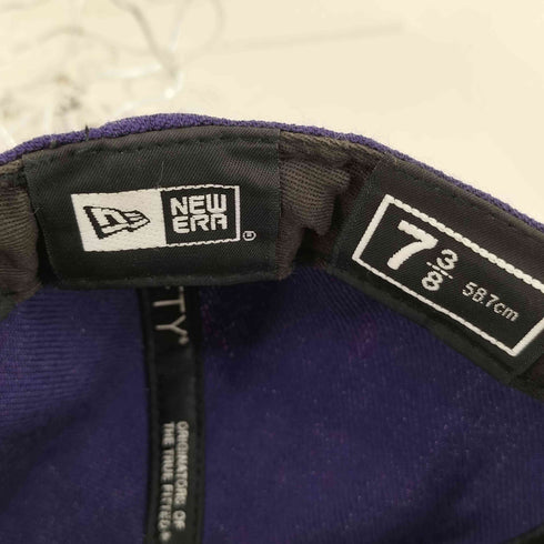 ニューエラ NEW ERA ロゴ刺繍 6パネルキャップ メンズ 7 3/8