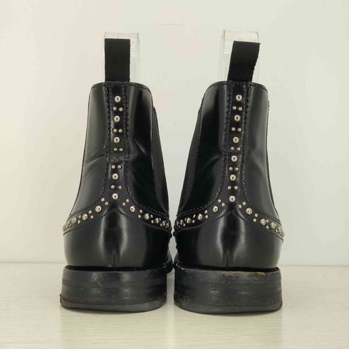 チャーチ churchs KETSBY MET ポリッシュドバインダー チェルシーブーツ スタッズ レディース EUR:35