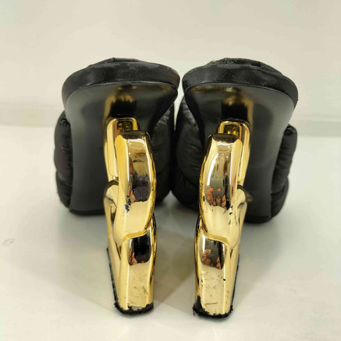 ドルチェアンドガッバーナ DOLCE&GABBANA padded mule sandals DGロゴ パデッド ミュール サンダル Vibramソール レディース 37