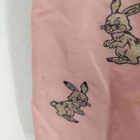 フランシュリッペ franche lippee カチコチラビットジャンスカ ウサギ刺繍ノースリーブワンピース レディース 3L