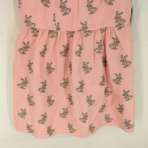 フランシュリッペ franche lippee カチコチラビットジャンスカ ウサギ刺繍ノースリーブワンピース レディース 3L
