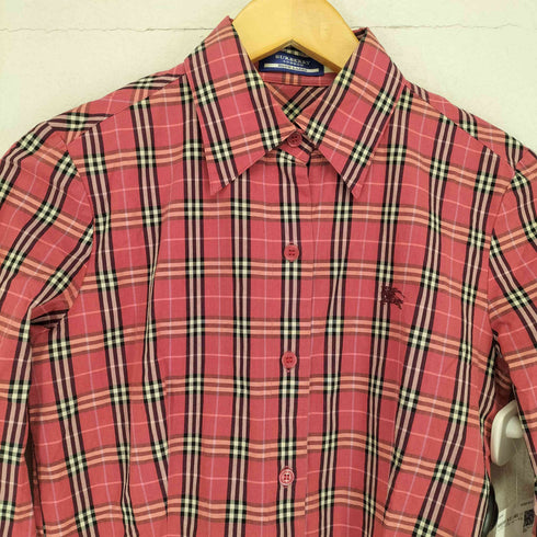 バーバリーブルーレーベル BURBERRY BLUE LABEL チェックシャツ レディース 38