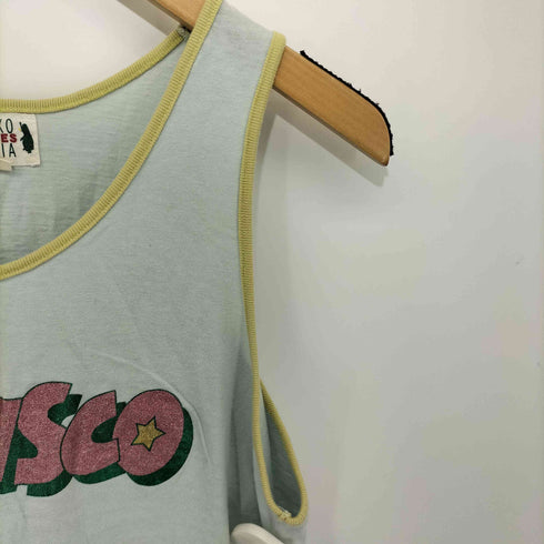 ワコマリア WACKO MARIA RUDEES THE DISCO プリント タンクトップ レディース JPN:S