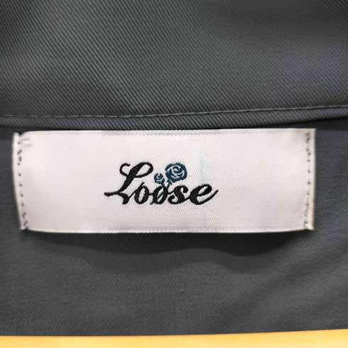 ルース Loose ドレープトロミハーフジッププルオーバー メンズ JPN:S