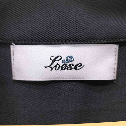 ルース Loose ドレープトロミハーフジッププルオーバー メンズ JPN:S