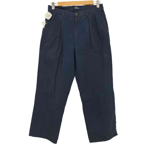 ポロバイラルフローレン Polo by RALPH LAUREN 90s USA製 コットン 2タック チノパンツ メンズ 31/34
