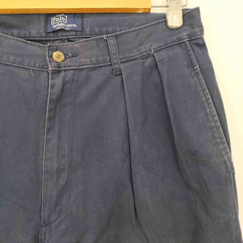 ポロバイラルフローレン Polo by RALPH LAUREN 90s USA製 コットン 2タック チノパンツ メンズ 31/34