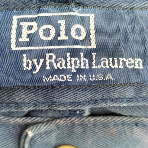 ポロバイラルフローレン Polo by RALPH LAUREN 90s USA製 コットン 2タック チノパンツ メンズ 31/34
