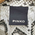 ピンコ PINKO レース切り替え パイソン プリント ノースリーブ シャツ レディース EUR:38