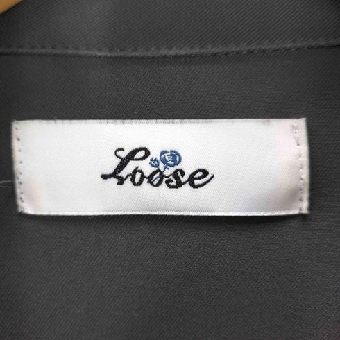 ルース Loose ドレープトロミ ルーズボウタイシャツ メンズ JPN:M