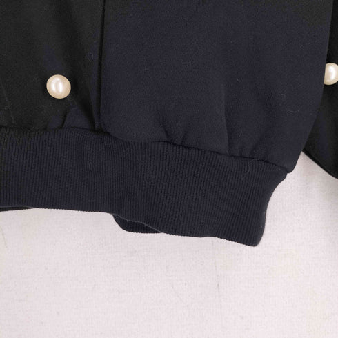 prose verse パール付き裏起毛ラグランスウェット レディース FREE