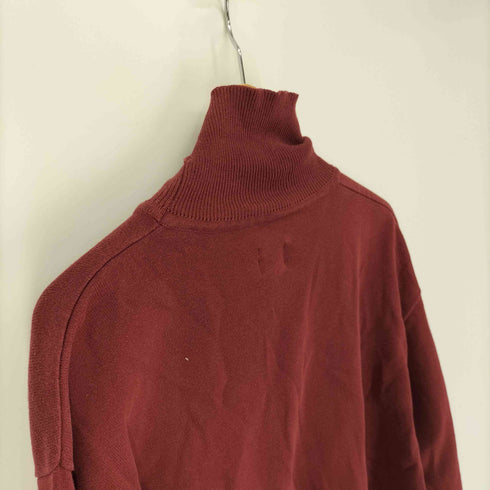 アディダス adidas 万国旗タグ ロゴ同色刺繍 タートルネック L/S コットンポリ カットソー メンズ JPN:M
