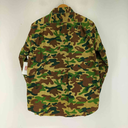 アベイシングエイプ A BATHING APE OLD 1st CAMO APEカモ コーデュロイシャツ メンズ JPN:XL