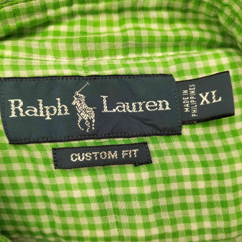ラルフローレン RALPH LAUREN スモールポニー刺繍 CUSTOM FIT ガーゼシャツ メンズ JPN:XL