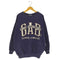 GIMMIE GAB 90-00s USA製 プリント クルーネックスウェット メンズ import:M