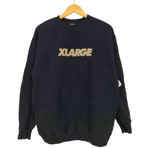 エクストララージ XLARGE EMBROIDERY STANDARD LOGO CREWNECK SWEAT スタンダード ロゴ クルーネックスウェット メンズ JPN:L