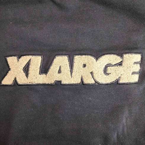 エクストララージ XLARGE EMBROIDERY STANDARD LOGO CREWNECK SWEAT スタンダード ロゴ クルーネックスウェット メンズ JPN:L