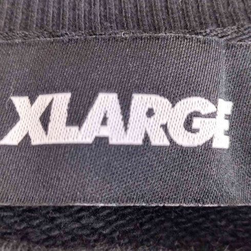 エクストララージ XLARGE EMBROIDERY STANDARD LOGO CREWNECK SWEAT スタンダード ロゴ クルーネックスウェット メンズ JPN:L