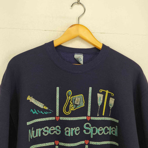 ジャージーズ JERZEES NURSES ARE SPECIAL MADE IN USA スウェット メンズ L