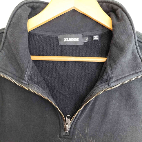 エクストララージ XLARGE RECORDS HALF ZIP PULLOVER SWEAT ハーフジップスウェット メンズ JPN:L