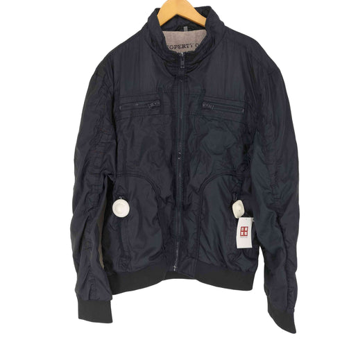 ジップデザインナイロンジャケット メンズ 3XL