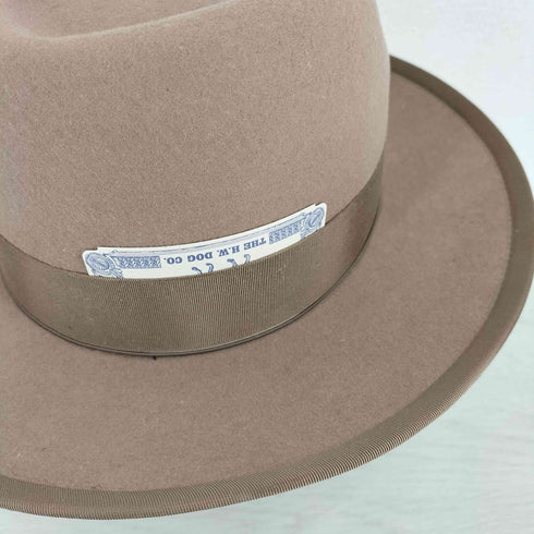 ザエイチダブリュドックアンドコー THE H.W.DOG&CO POINT-H ティアドロップ型 ウール 中折れハット メンズ 38