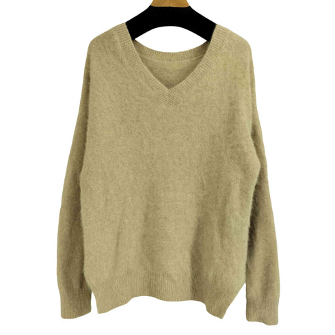オメカシ omekashi 22AW ファーカシミヤVプルオーバーニット レディース FREE