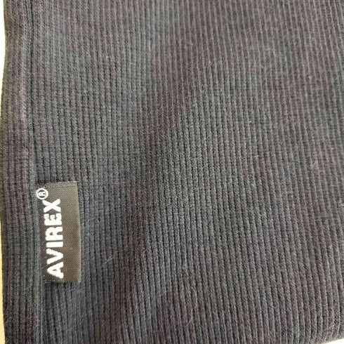 アヴィレックス AVIREX リブ 長袖Tシャツ ロングスリーブTシャツ メンズ JPN:M