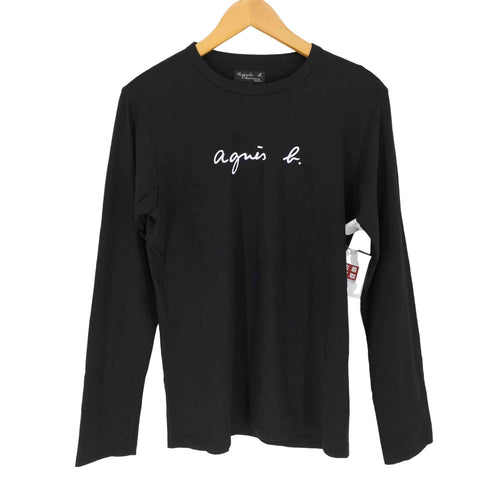 アニエスベー agnes b. ロゴプリント長袖カットソー メンズ 1