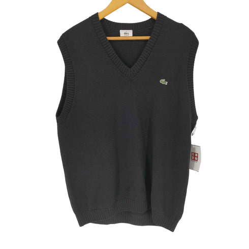 ラコステ LACOSTE ロゴ刺繍ニットベスト メンズ 5