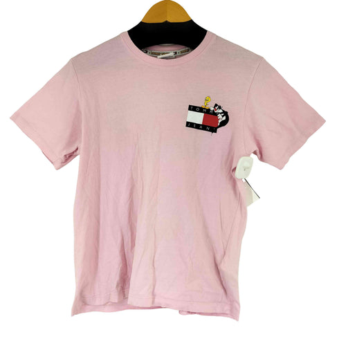 トミーヒルフィガー TOMMY HILFIGER キャラクタープリントクルーネックTシャツ レディース JPN:XS