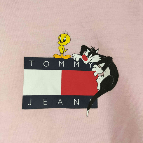 トミーヒルフィガー TOMMY HILFIGER キャラクタープリントクルーネックTシャツ レディース JPN:XS