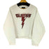 ゲス GUESS フロントラメクルーネックスウェット レディース import:M