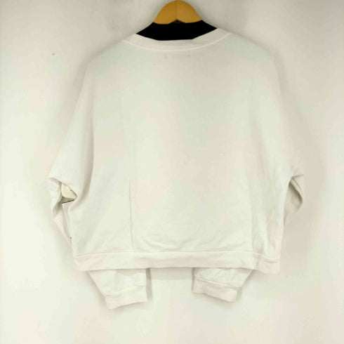 ゲス GUESS フロントラメクルーネックスウェット レディース import:M