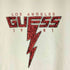 ゲス GUESS フロントラメクルーネックスウェット レディース import:M