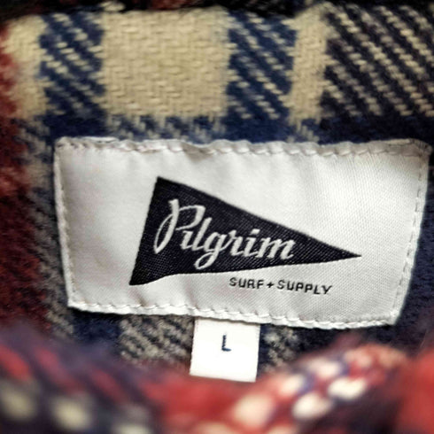 ピルグリムサーフプラスサプライ Pilgrim Surf+Supply Payne Plaid Work Shirt メンズ JPN:L