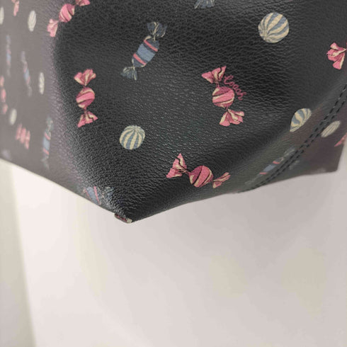 コーチ COACH Reversible City Tote Scattered Candy Print Navy Multi Pink Ruby レディース