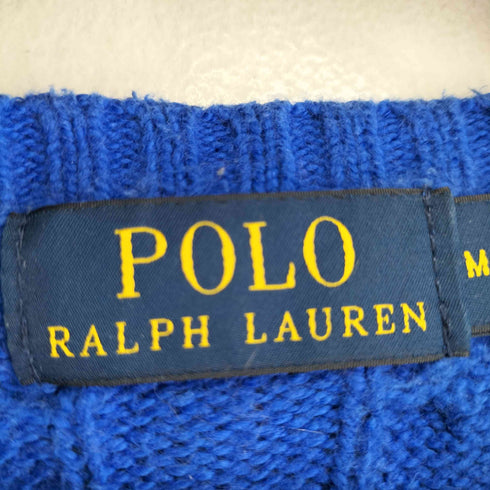 ラルフローレン RALPH LAUREN スモールポニー刺繍 ケーブルニット メンズ JPN:M