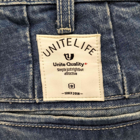 unitelife テーパードバギーデニムパンツ メンズ