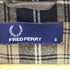 フレッドペリー FRED PERRY 刺繍ロゴ チェック柄 スイングトップ メンズ S