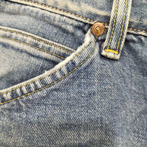 リー Lee 101B復刻モデル 片耳セルビッジ ボタンフライ デニム パンツ メンズ 31×33