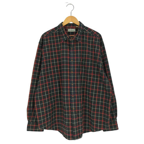 エルエルビーン L.L.Bean 70-80s マルチカラー オーバーサイズ チェックシャツ メンズ import:XXL