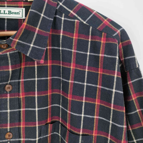 エルエルビーン L.L.Bean 70-80s マルチカラー オーバーサイズ チェックシャツ メンズ import:XXL
