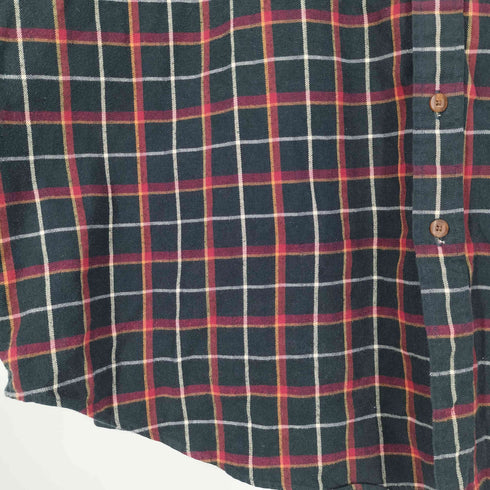 エルエルビーン L.L.Bean 70-80s マルチカラー オーバーサイズ チェックシャツ メンズ import:XXL
