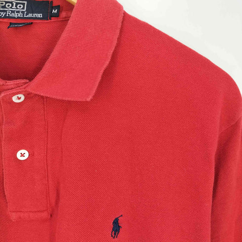 ポロバイラルフローレン Polo by RALPH LAUREN USA製 ポニー刺繍 ショートスリーブ ポロシャツ メンズ import:M