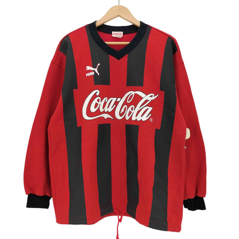 プーマ PUMA 企業ロゴ ストライプ サッカー ゲームシャツ スウェット メンズ 98/175