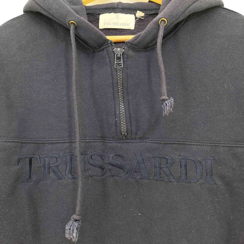 トラサルディ TRUSSARDI イタリア製 ハーフジップ パーカー メンズ import:M